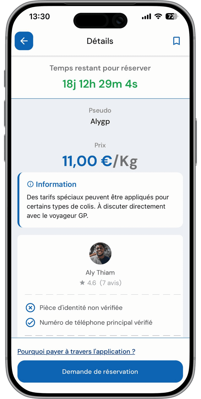 Screenshot of gpma app showing the main player with several comments.